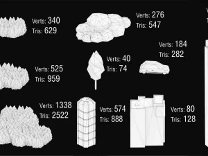 futurystyczne miasto Model 3D
