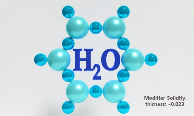 water molecule 3D मॉडल .c4d .max .obj .3ds .fbx .stl .blend 