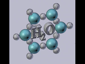 water molecule 3D Model