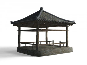 exquisite ancient pavilion architecture 3D Model