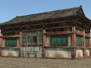 dilapidated ancient buildings and dwellings 3D Model