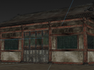 dilapidated ancient buildings and dwellings Model 3D
