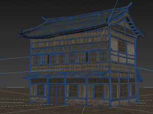 ancient architectural residential buildings Modelo 3D