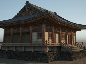 superfine palace of ancient architecture 3D Model