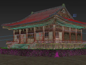 superfine palace of ancient architecture 3D Model