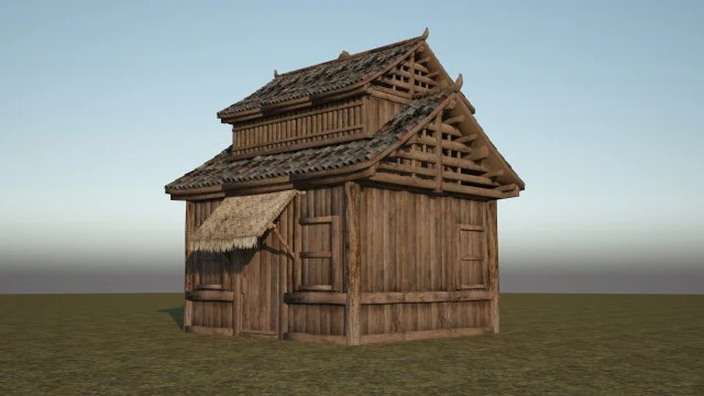 watt rooms in ancient buildings 3D Model .c4d .max .obj .3ds .fbx .stl .blend