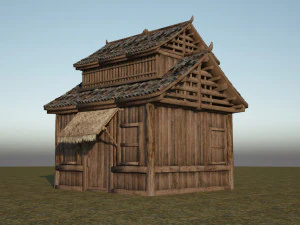 stanze di watt negli edifici antichi Modello 3D