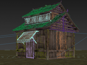 watt rooms in ancient buildings 3D Модель