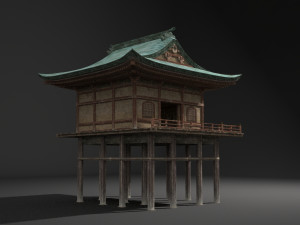 ancient building house Modelo 3D