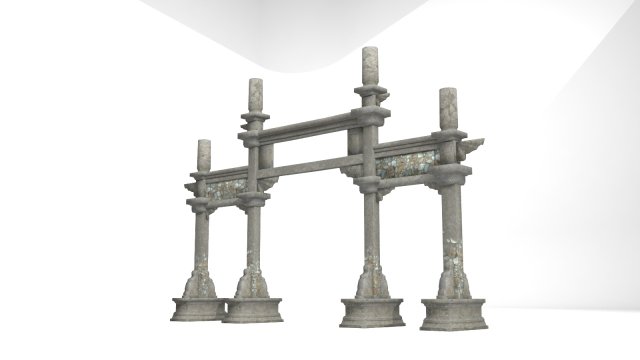 ancient architectural architecture Modèle 3D .c4d .max .obj .3ds .fbx .stl .blend 