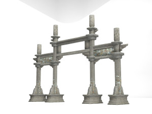 ancient architectural architecture 3D Model