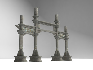ancient architectural architecture Modèle 3D