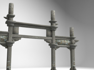 ancient architectural architecture Modèle 3D