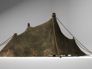 camping tent marching tent 3D Model