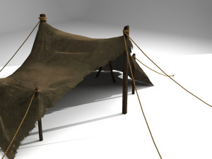 camping tent marching tent 3Dモデル