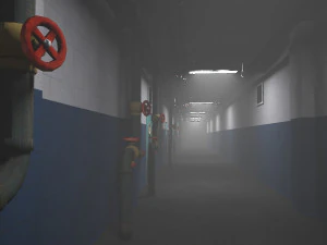 тихий коридор коридор 3D Модель