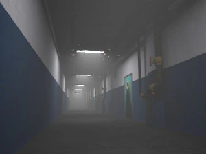 the quiet corridor corridor 3D Model