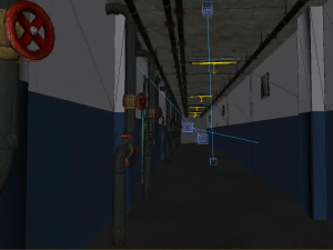 the quiet corridor corridor 3D Model