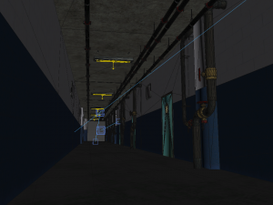 the quiet corridor corridor Modello 3D