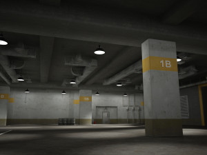 underground parking building 3D-Modell