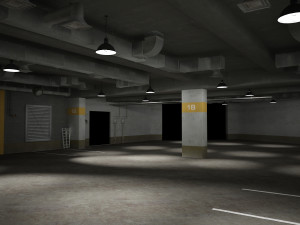 underground parking building 3D-Modell
