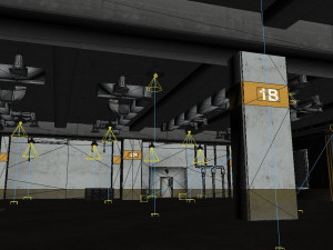 underground parking building 3D-Modell