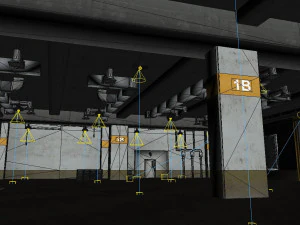 underground parking building 3D Model