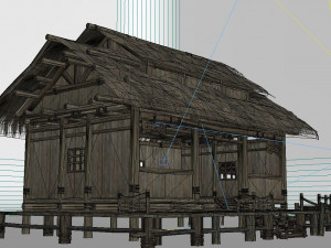 ancient architecture fishermens residence Model 3D