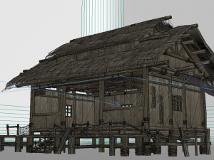 ancient architecture fishermens residence Model 3D