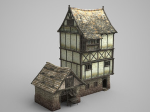 european ancient architectural dwellings 3D 模型