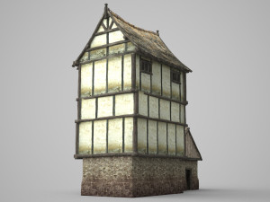 european ancient architectural dwellings 3D 模型
