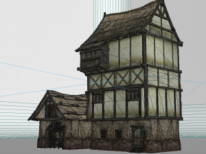 european ancient architectural dwellings 3D 模型