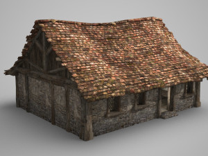 ancient architectural residential housing 3Dモデル