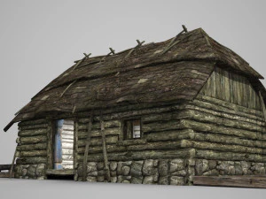 ancient architectural residential housing 3D Model