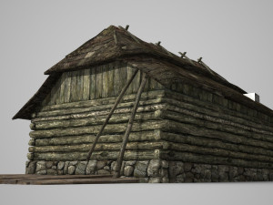 ancient architectural residential housing 3D Model