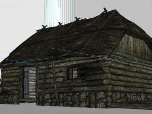 ancient architectural residential housing 3D Model