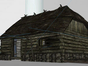 ancient architectural residential housing 3D Model