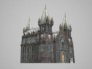 ancient architecture temple church hall Modelo 3D