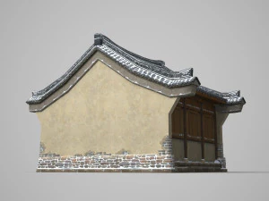 simple houses in ancient buildings 3D Model