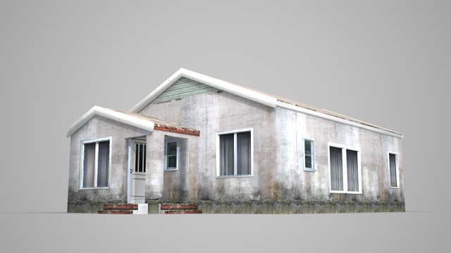 modern architectural residence 3D Modell .c4d .max .obj .3ds .fbx .stl .blend