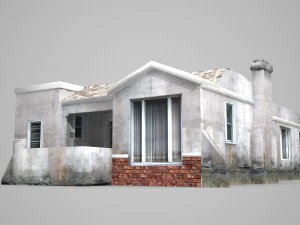 modern building bungalow dwelling 3D Model