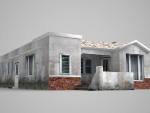 modern building bungalow dwelling Modello 3D