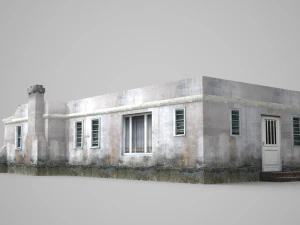 modern building bungalow dwelling 3D Model