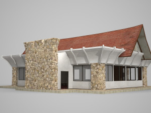 modern architectural shop 3D Model