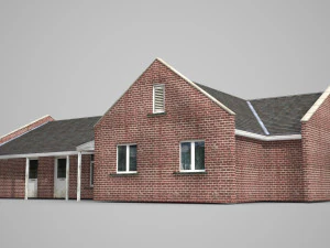 modern architecture cottage 3D Model