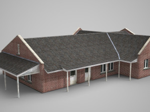 modern architecture cottage Modello 3D