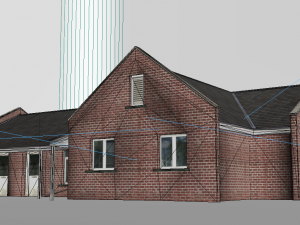 modern architecture cottage Modello 3D