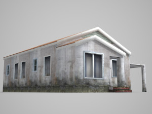 modern architecture cottage Model 3D