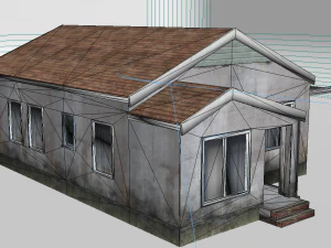 modern architecture cottage 3D Model