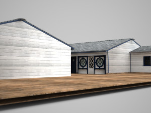 modern architectural hotels 3D Модель